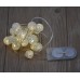 LED CRACKLE BALL STRING